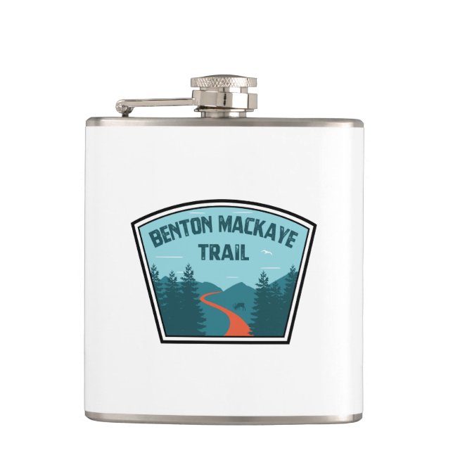 Benton MacKaye Trail Hip Flask (Front)