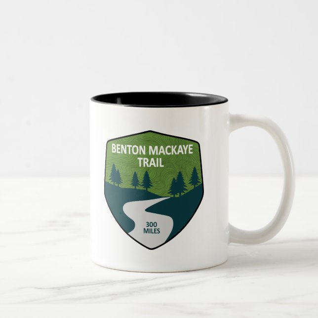 Benton MacKaye Trail Two-Tone Coffee Mug (Right)