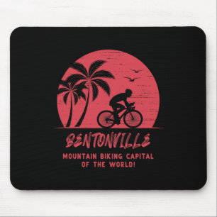 Bentonville Arkansas Mountain Biking Mouse Pad
