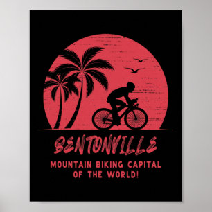 Bentonville Arkansas Mountain Biking  Poster