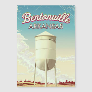 Bentonville, Arkansas travel poster.