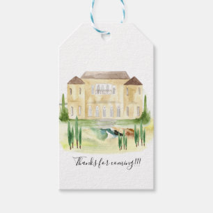 Benvenuti Italia Villa Wedding Gift Tags