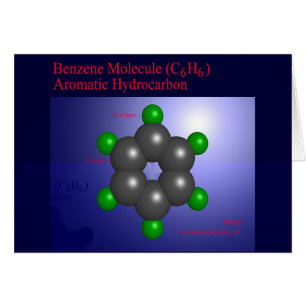 Benzene Molecule (card)
