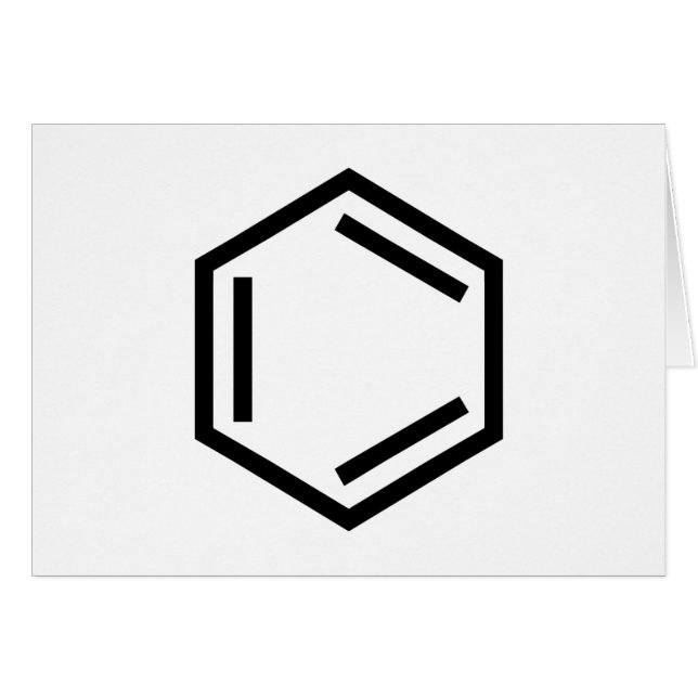 BENZENE RING SYMBOL (Front Horizontal)