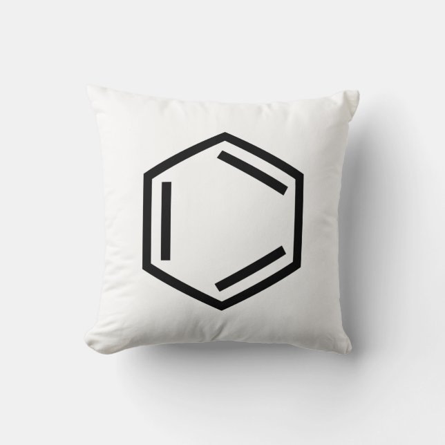 BENZENE RING SYMBOL CUSHION (Front)
