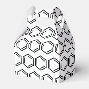 BENZENE RING SYMBOL FAVOUR BOX