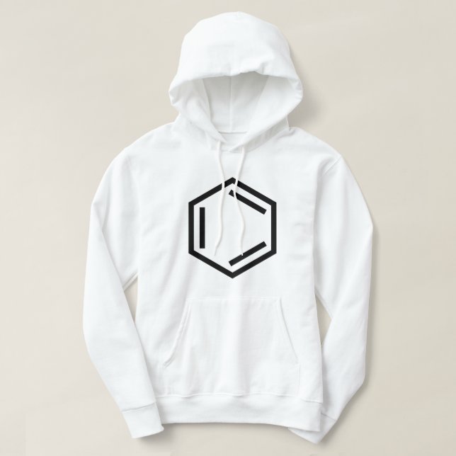 BENZENE RING SYMBOL HOODIE (Design Front)