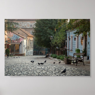 Beograd Skadarlija Srbija Poster