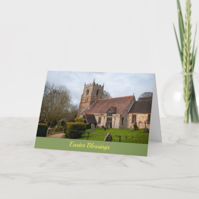Beoley Church Easter Blessings Holiday Card (Front)