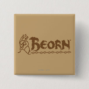 BEORN™ Bear Name 15 Cm Square Badge