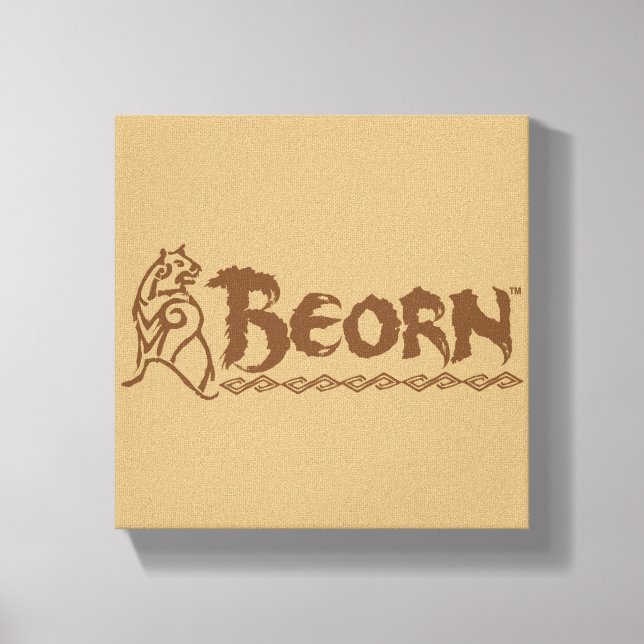 BEORN™ Bear Name Canvas Print (Front)