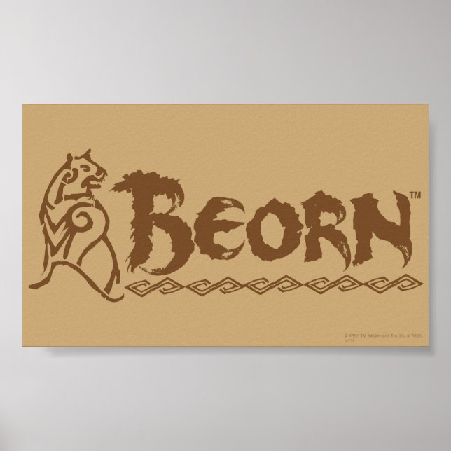 BEORN™ Bear Name Poster (Front)