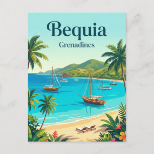 Bequia Saint Vincent and the Grenadines Postcard