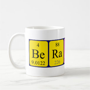 Berangere periodic table name mug