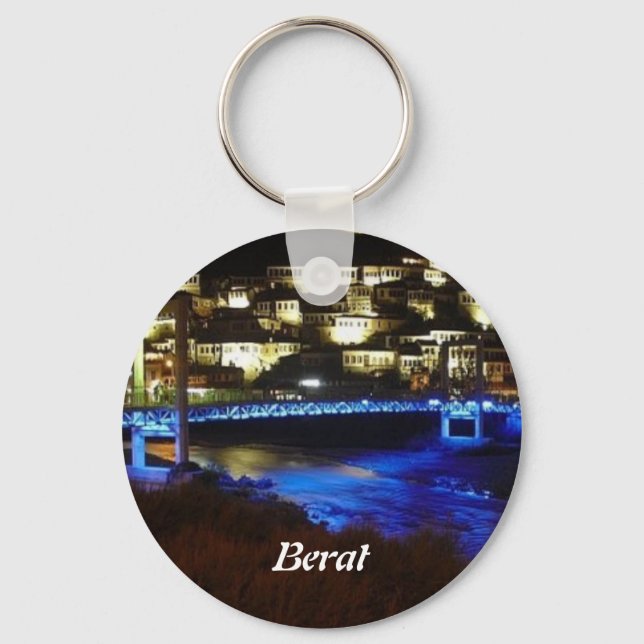 Berat Albania Key Ring (Front)
