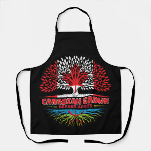 Berber Amazigh Canadian Canada Tree Roots Flag Apron