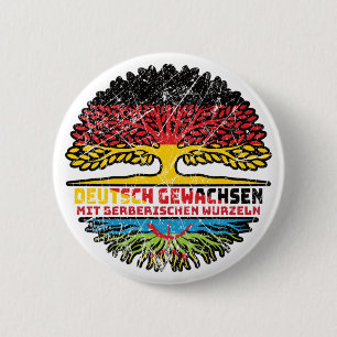 Berber Berberisch Deutsch Deutschland Baum Wurzel 6 Cm Round Badge