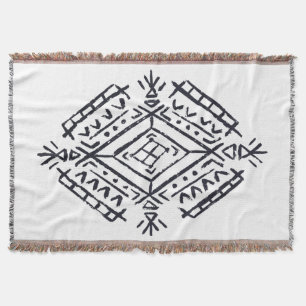BERBER MOTIF THROW BLANKET