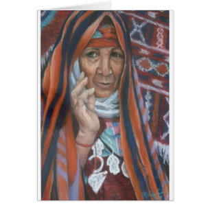 Berber Tapestry Woman