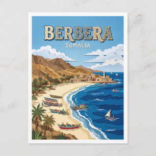 Berbera Coast Somalia Postcard