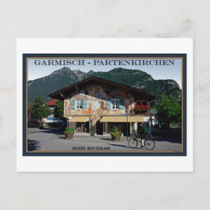 Berchtesgaden - Bavarian Biker Postcard