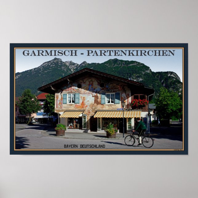 Berchtesgaden - Bavarian Biker Poster (Front)