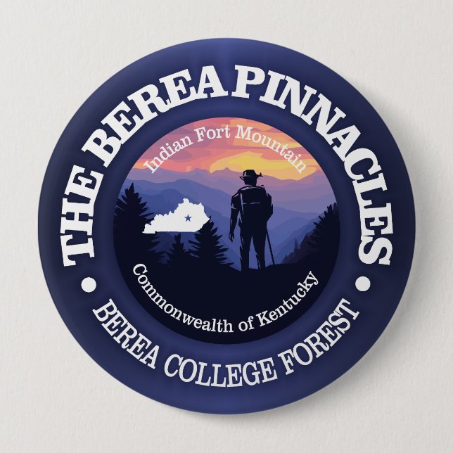 Berea Pinnacles (rd2) 10 Cm Round Badge (Front)