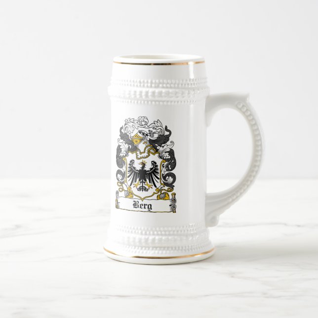 Berg Family Crest Beer Stein (Right)