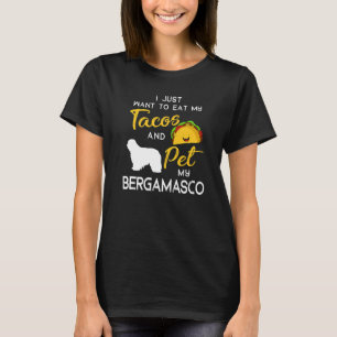 Bergamasco Dog Tacos Owner Christmas Birthday T-Shirt