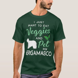 Bergamasco Funny Vegan Dog Lover Owner Xmas Birthd T-Shirt