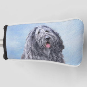 Bergamasco Sheepdog Painting - Cute Original Dog A Golf Head Cover