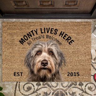 Bergamasco Sheepdog Personalised Pet Doormat