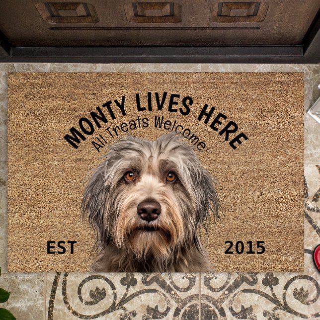 Bergamasco Sheepdog Personalised Pet Doormat (Creator Uploaded)
