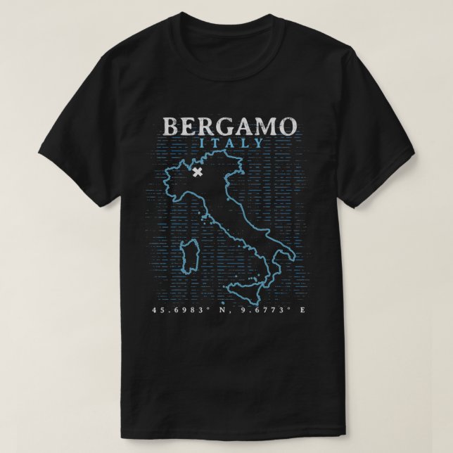 Bergamo Italy  T-Shirt (Design Front)