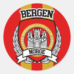 Bergen Classic Round Sticker