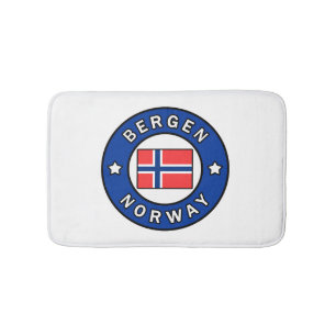 Bergen Norway Bath Mat