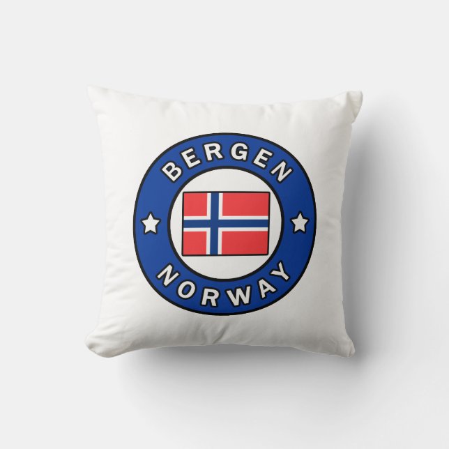 Bergen Norway Cushion (Front)
