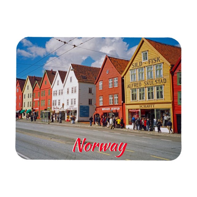 Bergen, Norway Magnet (Horizontal)