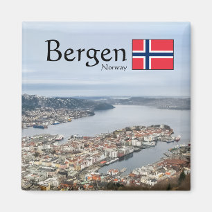 Bergen Norway Magnet