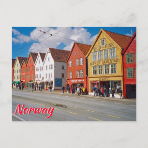 Bergen, Norway Postcard