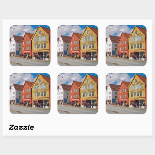 Bergen, Norway Square Sticker