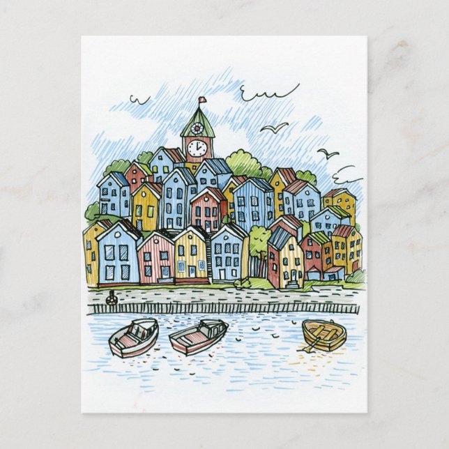 Bergen Postcard (Front)