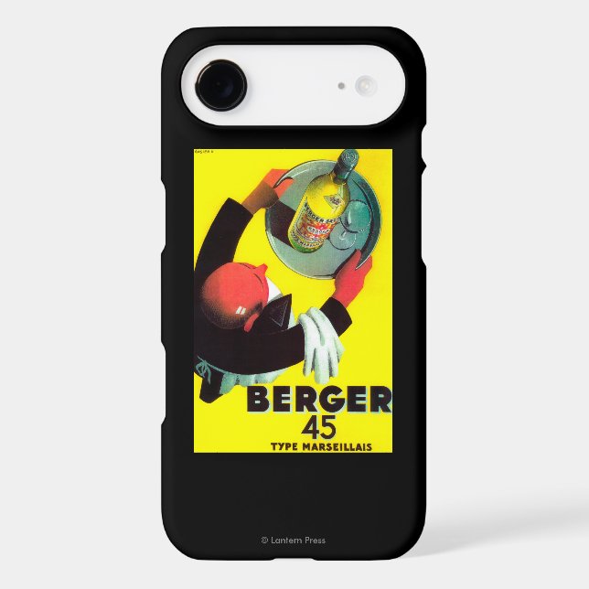 Berger 45 Vintage PosterEurope Case-Mate iPhone Case (Back)
