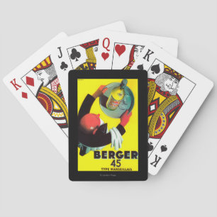 Berger 45 Vintage PosterEurope Playing Cards