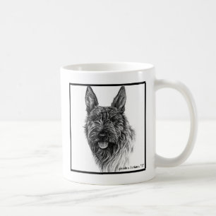 Berger Picard Dog Art by Glenda Harlan Coffee Mug