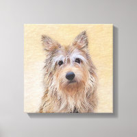Berger Picard Painting - Cute Original Dog Art