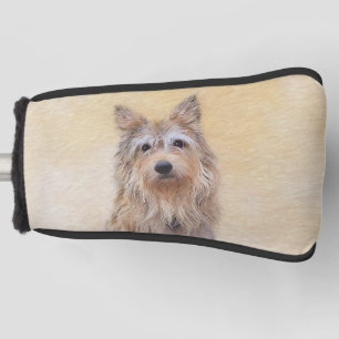 Berger Picard Painting - Cute Original Dog Art Golf Head Cover