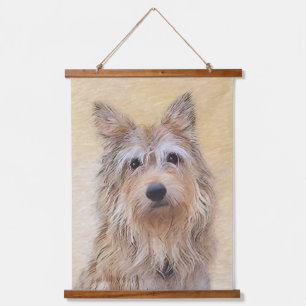 Berger Picard Painting - Cute Original Dog Art Hanging Tapestry