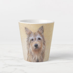 Berger Picard Painting - Cute Original Dog Art Latte Mug