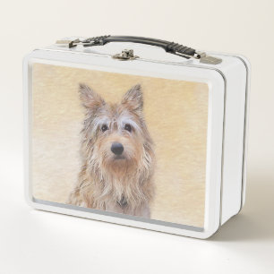 Berger Picard Painting - Cute Original Dog Art Metal Lunch Box